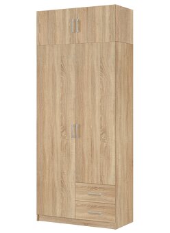 Velká souprava skříní - dub sonoma - 4