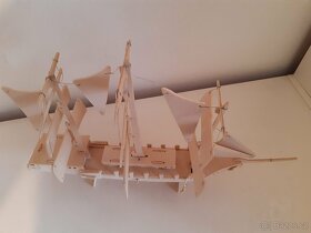 Model plachetnice - dřevěná skládačka - 4