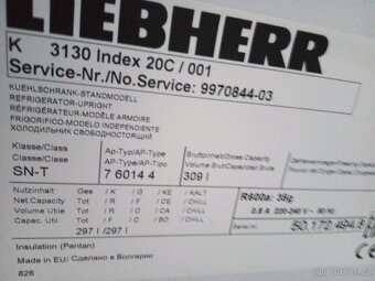 Lednička Liebherr - velká ( skoro nová ) - 4