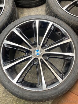 Alu disky 5x120 z vozu BMW, pneu letní 225/40/18 - 4
