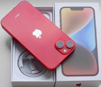 iPhone 14 Red BATERIE 100% TOP - 4