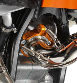 Prodám CNC Kryt výfukové příruby KTM / Husqvarna - 4