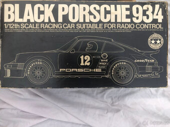 Tamiya Černé Porsche 112 Nové v originálním balení 1977 5800 - 4