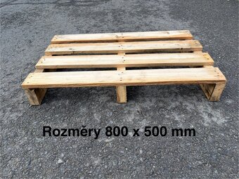 Palety o rozměrech 800 x 500 mm, 720 x 460 mm - 4