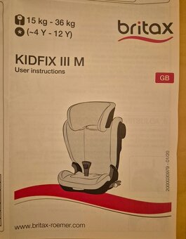 autosedačka Britax Kidfix 3 M, storm grey - 4