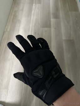 Rukavice na motorku s kluzákama - 4