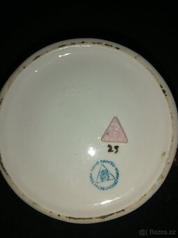 Starý porcelánový korbel dobrém stavu - 4