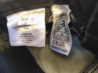 Dámské jeansy na motorku Ozone Agness II černé W28/L28 NOVÉ - 4