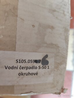 Vodní čerpadlo na supr 50 - 4