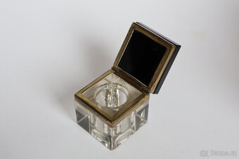 kalamář čený art deco starožitný - 4