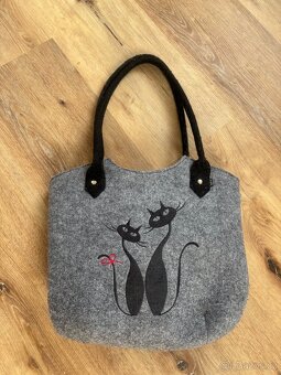 Plstěná kabelka - 4