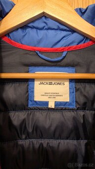 Podzimní modrá bunda Jack & Jones velikost L - 4