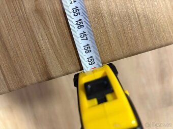 Dřevěný stůl s podstavcem z jilmového dřeva - 4