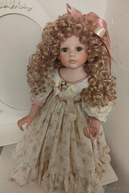 Krásná umělecká sběratelská porcelánová panenka z USA - 4