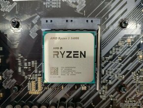 AMD Ryzen 5 5600G, plná záruka s chladičem - 4