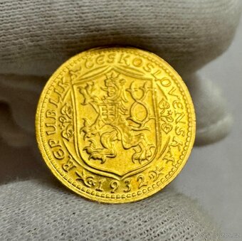 ZLATÝ ČESKOSLOVENSKÝ DUKÁT 1932 S RAŽEBNÍM LESKEM - 4