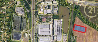 Komerční pozemek, Brno – Dolní Heršice, CP 10 182 m2, skl... - 4