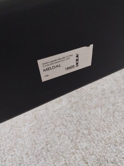 Černá kovová postel Ikea Meldal - 4