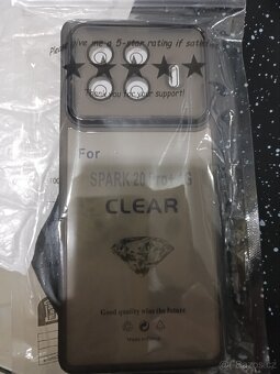 Prodám pouzdro na mobilní telefon techno spark 20 pro + - 4