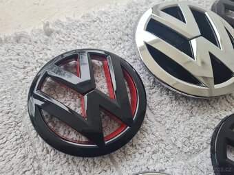 Farebné a chrómové znaky / emblémy / logo na VOLKSWAGEN - 4