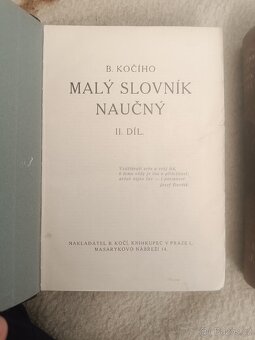 Malý slovník naučný I.II. 1924,1925 - 4