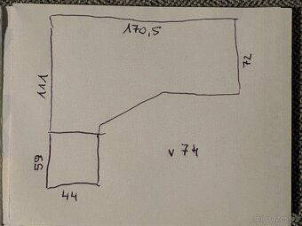 Rohový psací kancelářský stůl - 4