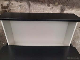 Ikea komoda Malm černá 4 zásuvky - 4