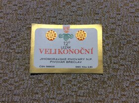 Pivní etikety - staré ležáky různých většinou zaniklých pivo - 4