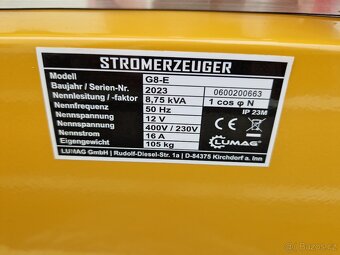 Generátor Elektrocentrála, 230V/400V, 8kW - 4