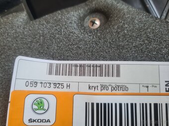 NOVÝ Kryt motoru Superb 1 - 2,5 TDI AYM - Originál - 4