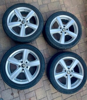 Letní sada Alu 5x112 R17, pneumatiky 225/45/17 - 4