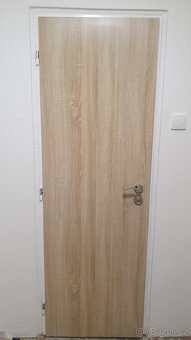 3x dveře 60 levé včetně kování dub bělený - 4