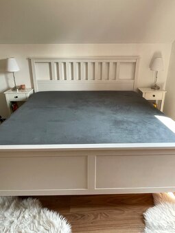 Hemnes postel Ikea 180x200 bílá - 4