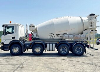 Scania P410 8x4 - domíchávač betonu Liebherr - 4