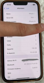 Prodám iPhone 14 128GB barva (PRODUCT)RED - 4