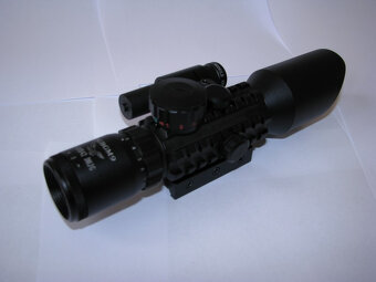 Puškohled krátký s laserem 3-10x42 - 4