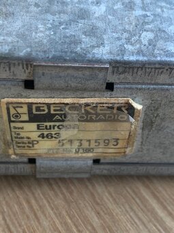 Prodám autorádio BECKER EUROPA model 463. - 4