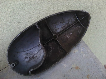 Jawa 250/350 Panelka - kryty řetězu,motoru,výfuky s koleny.. - 4