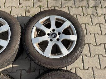 4x al kola 5x114.3 16 + pneu zimní 205/55 R16 - 4