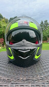 Výklopná helma na moto MAXX - 4