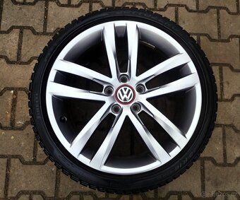 Zimní alu disky originální VW Golf VI,VII,VIII 5x112 R18 - 4