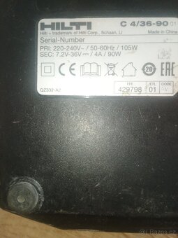 Hilti Baterie 5,2 ah + nabíječka - 4