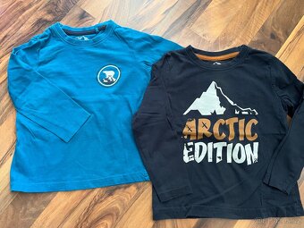 Chlapecká trička s dlouhým rukávem - vel. 98/104 - 4