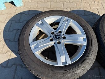 4x al kola 5x112 17 + pneu letní 225/55 R17C - 4