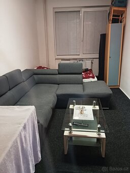 Prodám - Rozkládací Sedací Soupravu Šedé Barvy do tvaru L - 4