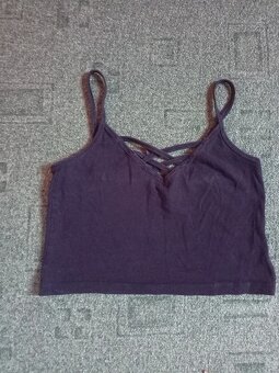 Trička, tílka topy, vel. 34/XS a 36/S zn. Gate, H&M, Bershka - 4