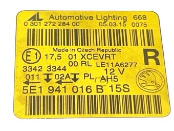 Pravý bi-Xenon AFS LED 5E1941016B Škoda Octavia 3 r.v. 2015 - 4