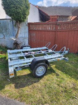 Pronájmu vozík na tři motorky, sklopný - 4