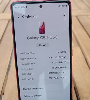 Mobilní telefon Samsung Galaxy S20 FE, 5G, 128GB, 6GB RAM - 4