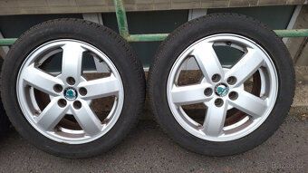 Orig. letní ALU kola 15" 5x100 Škoda Fabia 1 - levně - 4